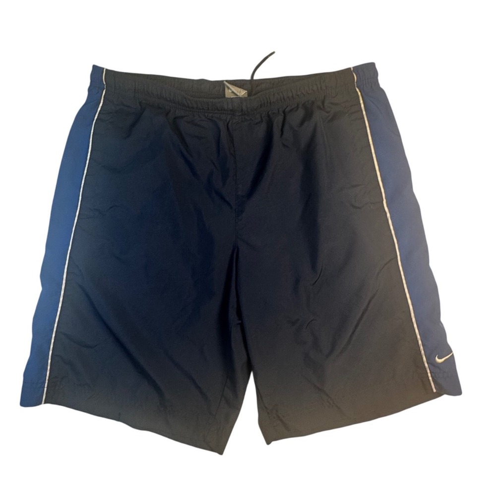 Nike Mens Navy‎ Blue Athletic Mesh Lined Shorts 118250-454 Size M